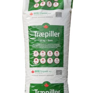 BMB Import træpiller i pose - 8mm